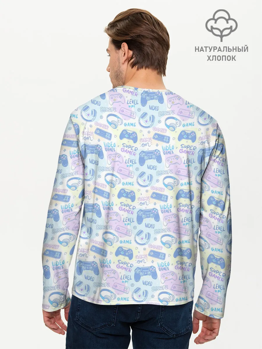 Мужской лонгслив базовый / Игры