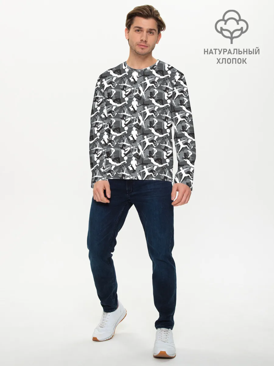 Мужской лонгслив базовый / Гимнастика