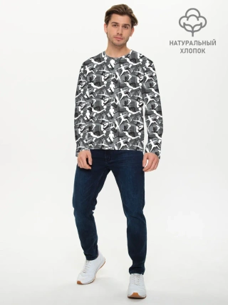 Мужской лонгслив базовый / Гимнастика