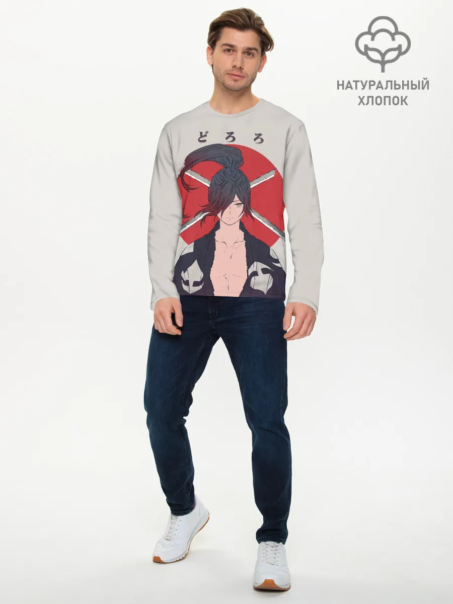 Мужской лонгслив базовый / Hyakkimaru Demon