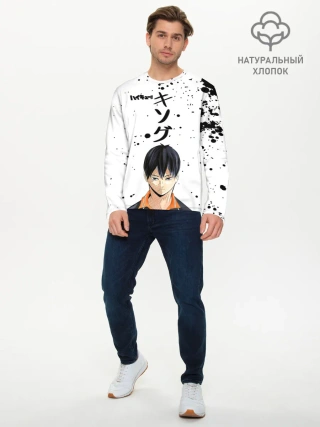 Мужской лонгслив базовый / Тобио Кагеяма | Haikyuu!!