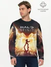 Мужской лонгслив базовый / Halo infinite Мастер Чиф
