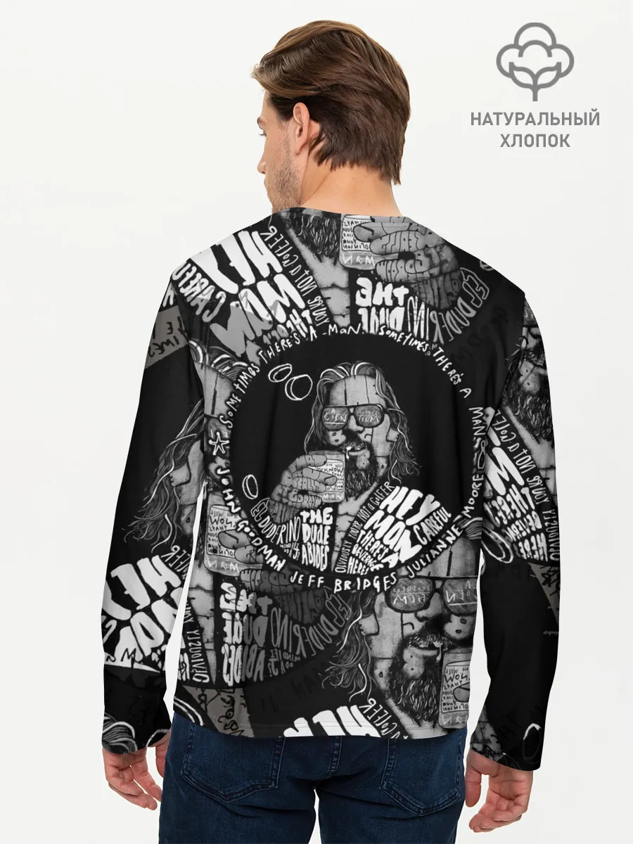 Мужской лонгслив базовый / The Big Lebowski