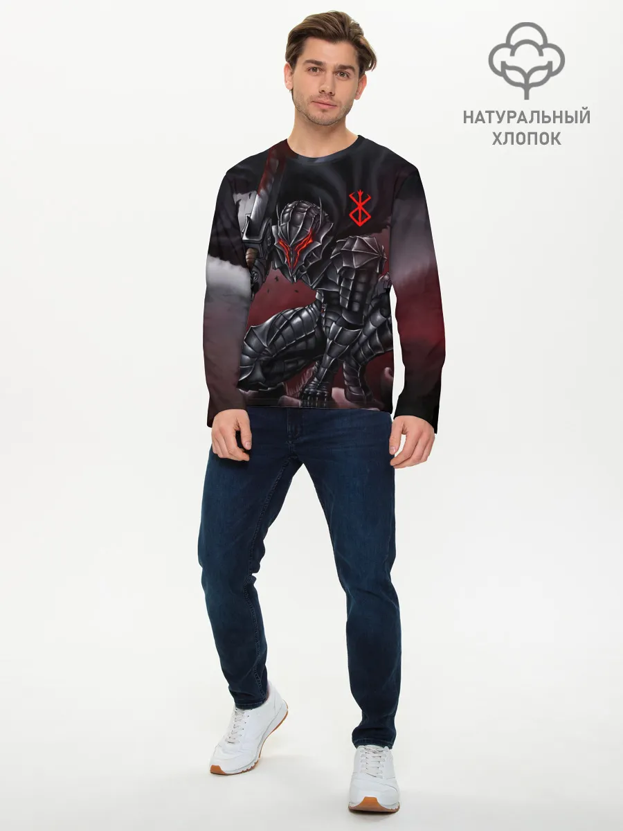 Мужской лонгслив базовый / ГАТС БЕРСЕРК аниме