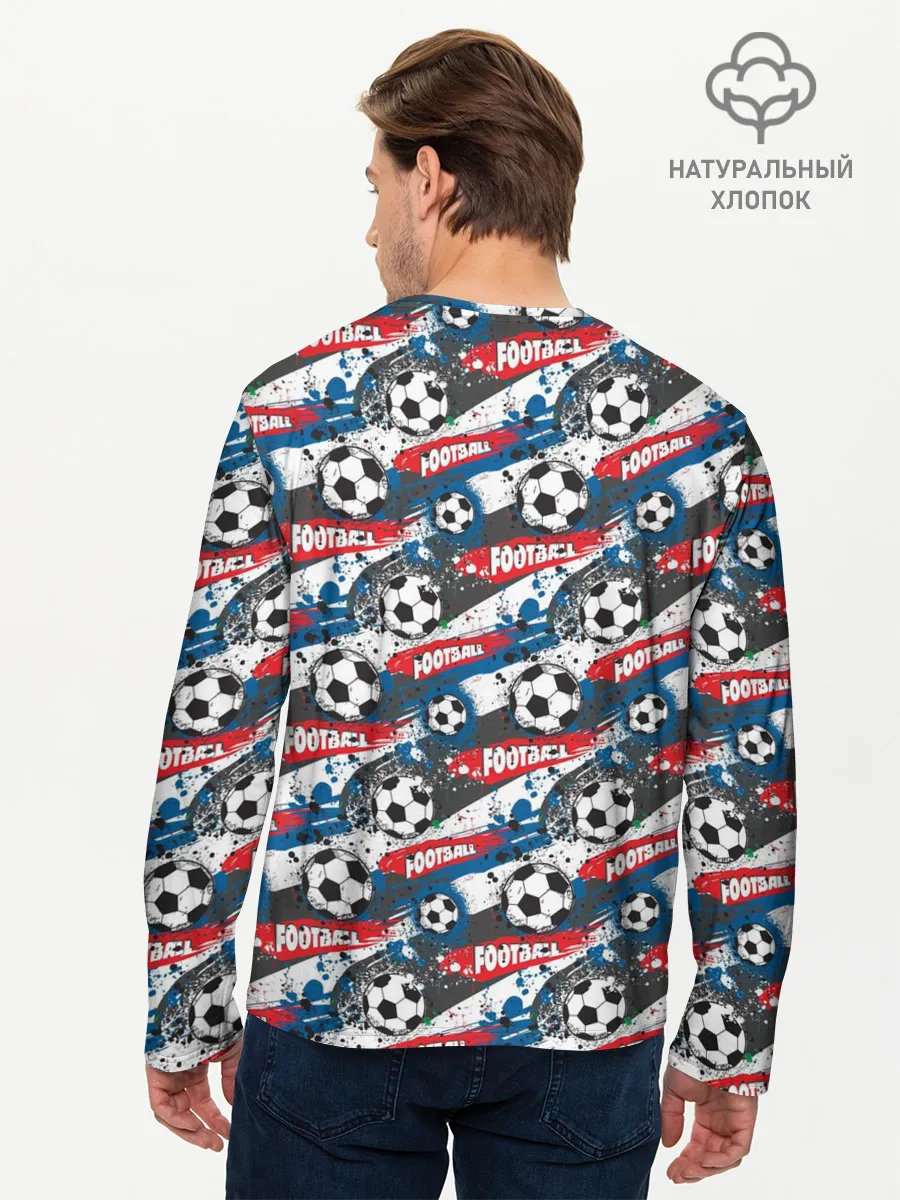 Мужской лонгслив базовый / FOOTBALL
