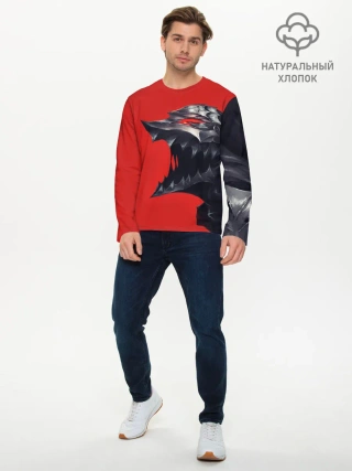 Мужской лонгслив базовый / BERSERK маска