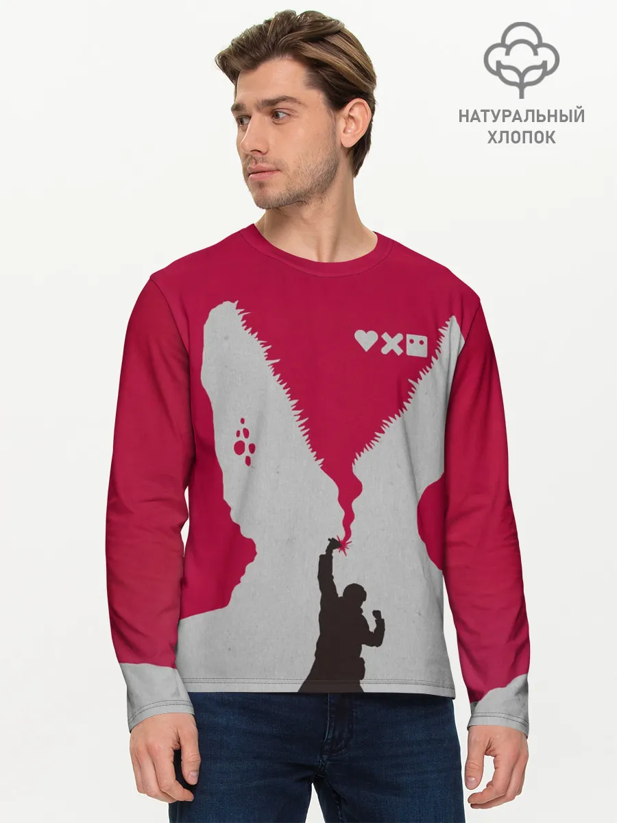 Мужской лонгслив базовый / Love Death And Robots. Тайная война