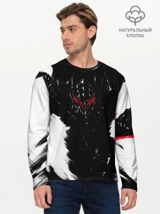 Мужской лонгслив базовый / БЕРСЕРК ч/б