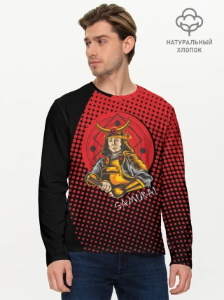 Мужской лонгслив базовый / Самурай