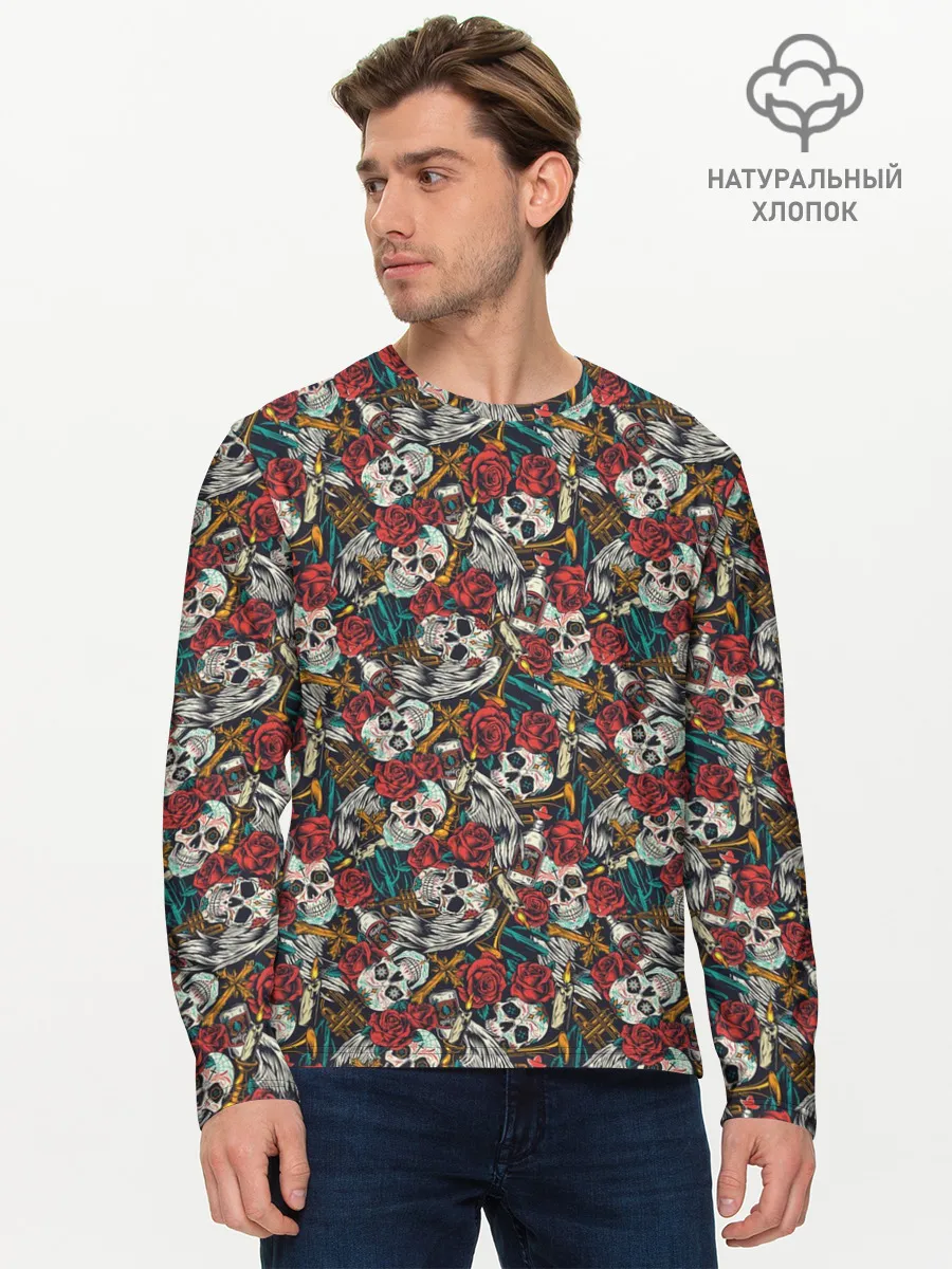 Мужской лонгслив базовый / Смерть