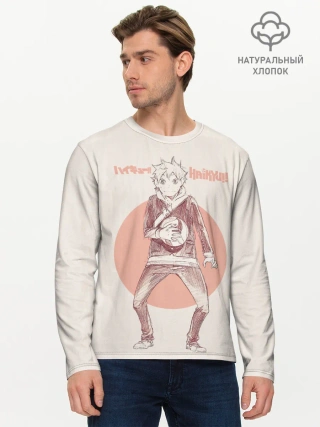 Мужской лонгслив базовый / Шоё Хината | Haikyuu!!
