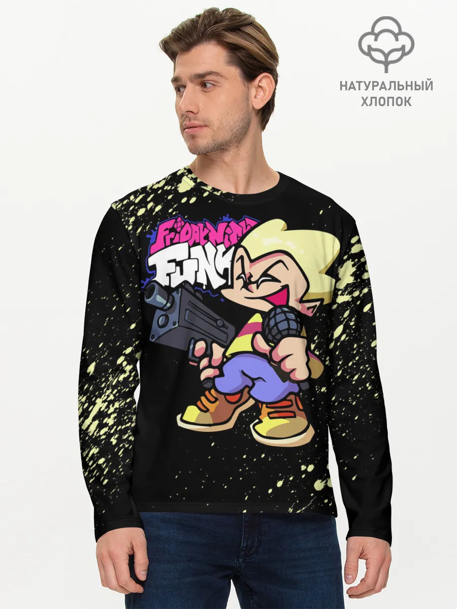 Мужской лонгслив базовый / Friday Night Funkin [6]