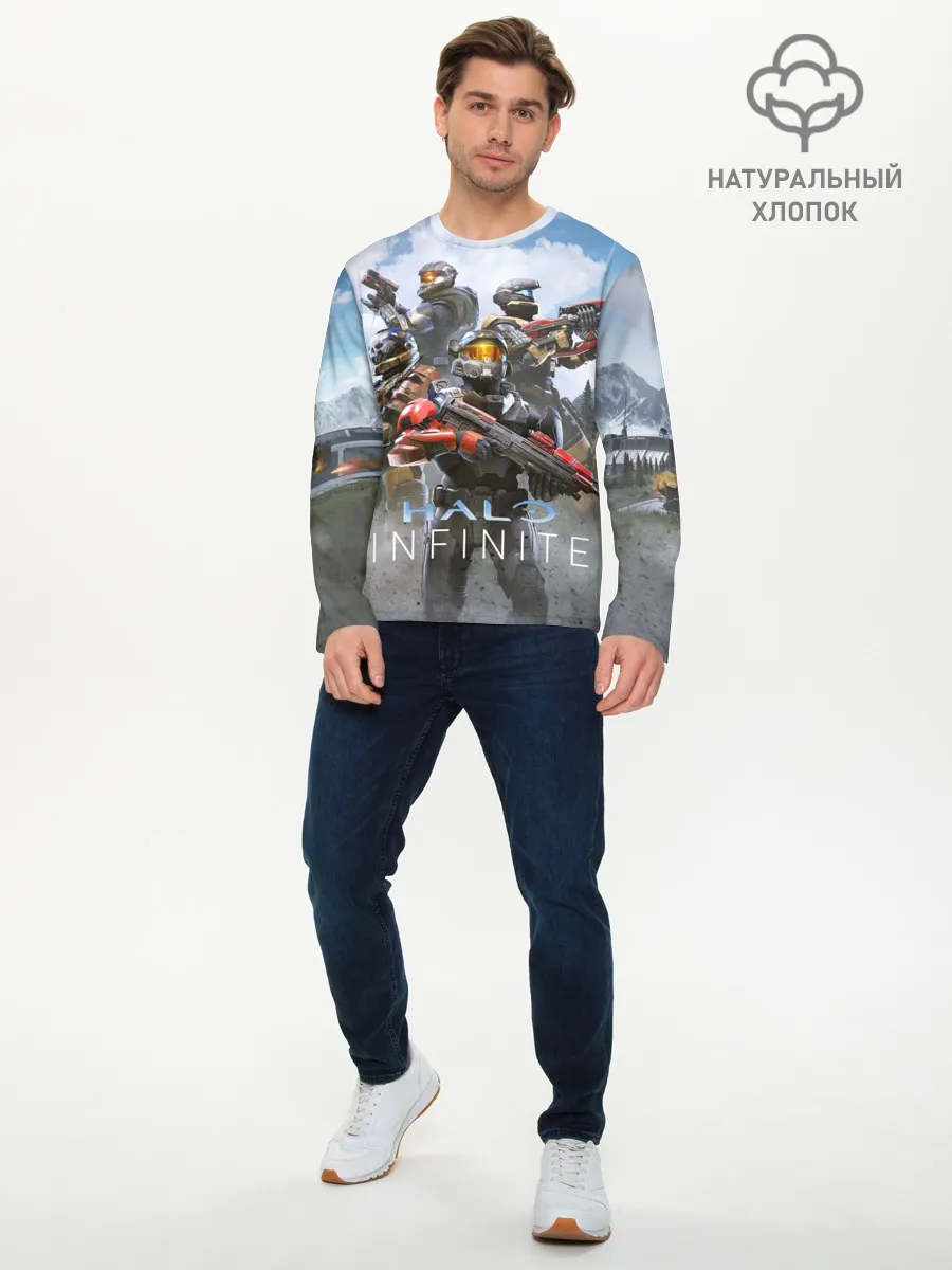 Мужской лонгслив базовый / Halo infinite Мультиплеер