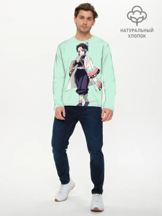 Мужской лонгслив базовый / Шинобу Кочо, Столб Насекомого