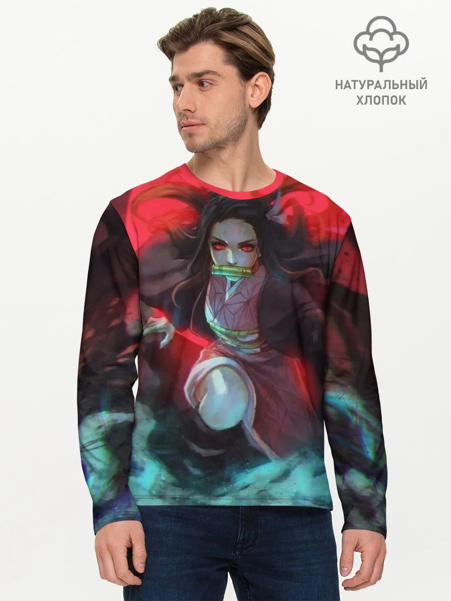 Мужской лонгслив базовый / НЕЗУКО ИЗ КЛИНКА