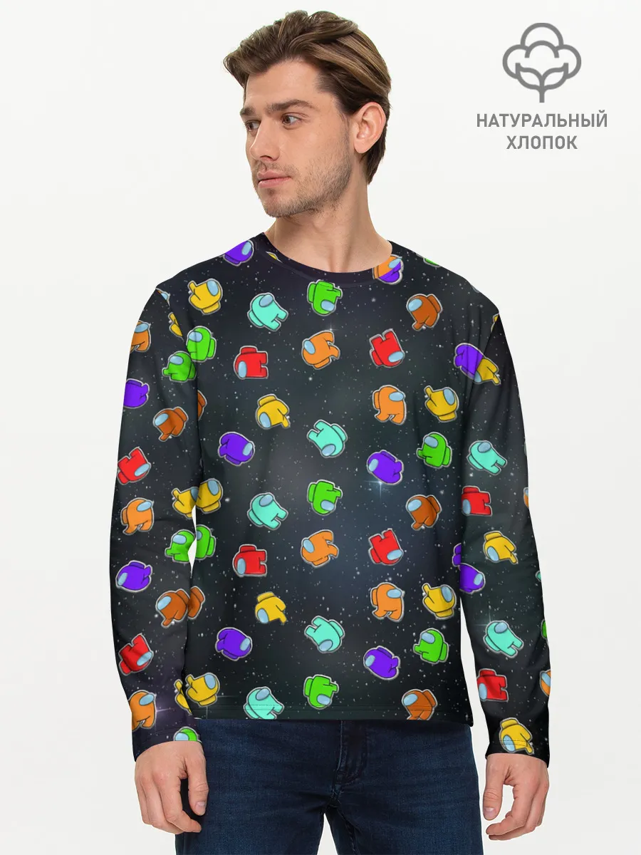 Мужской лонгслив базовый / Among Us