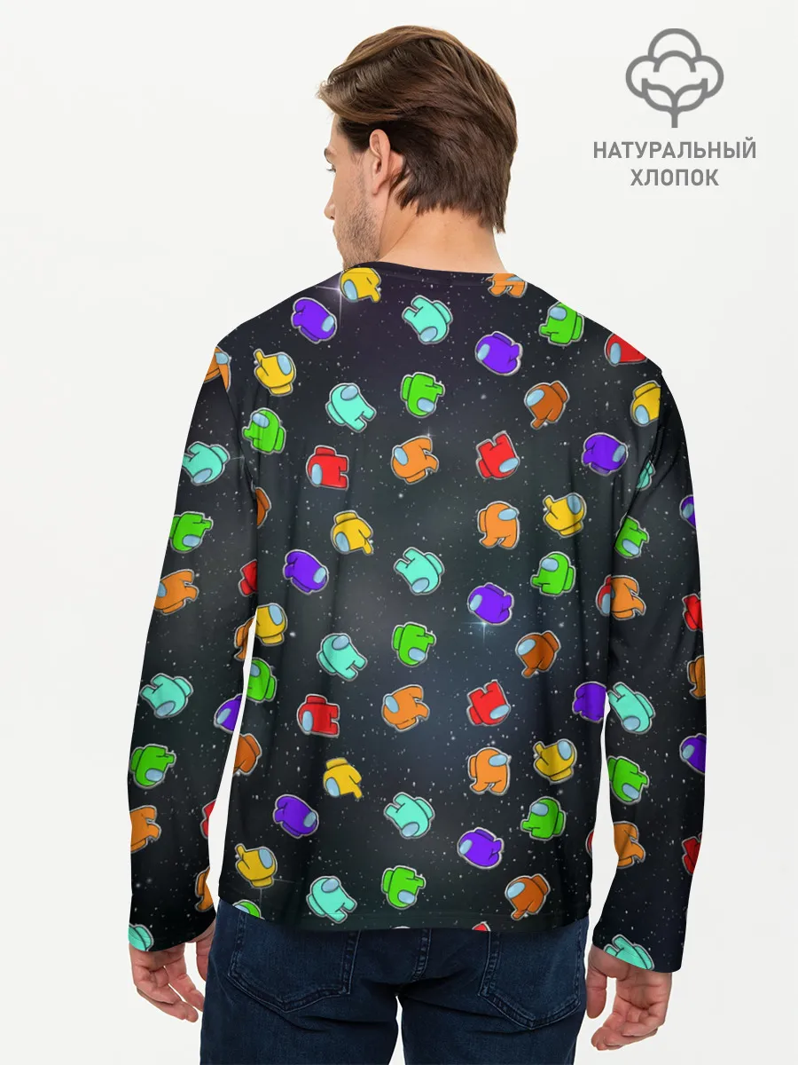 Мужской лонгслив базовый / Among Us