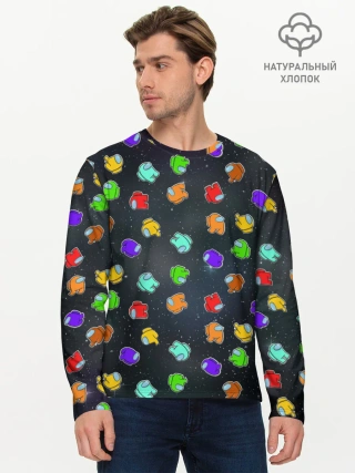 Мужской лонгслив базовый / Among Us