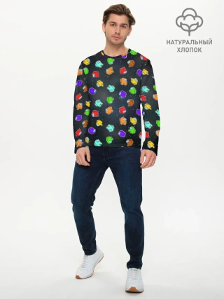 Мужской лонгслив базовый / Among Us