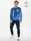 Мужской лонгслив базовый / CHELSEA F.C. - Новый Год
