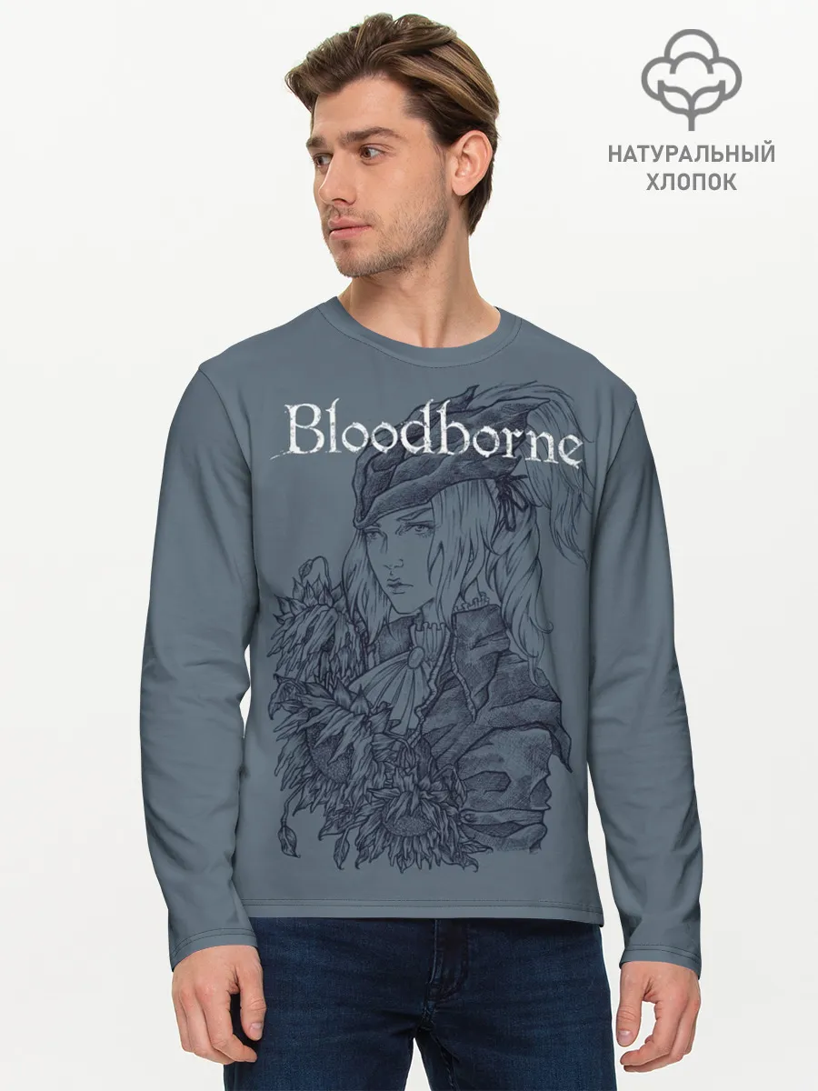 Мужской лонгслив базовый / Bloodborne