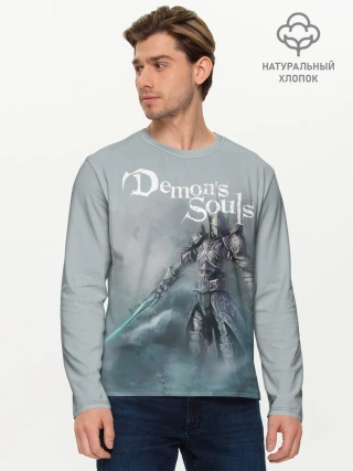Мужской лонгслив базовый / Demons souls