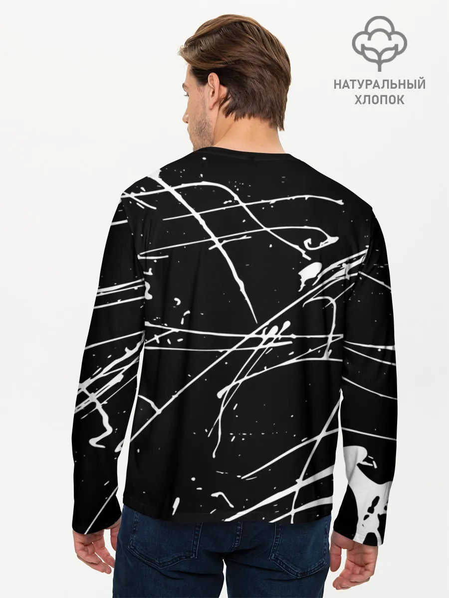 Мужской лонгслив базовый / Demon Slayer: Kimetsu no Yaiba