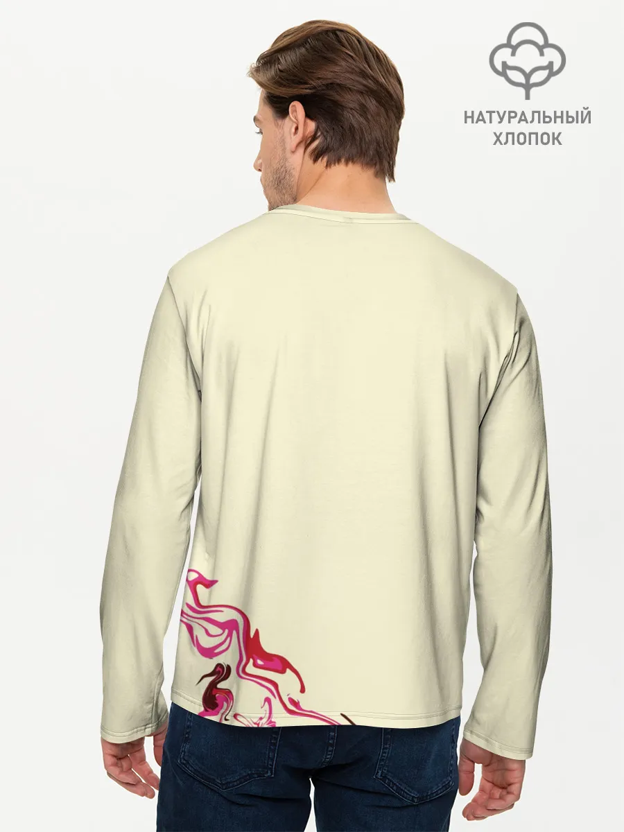 Мужской лонгслив базовый / Haikyuu Nekoma