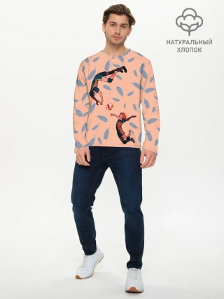 Мужской лонгслив базовый / Karasuno Tobio x Hinata