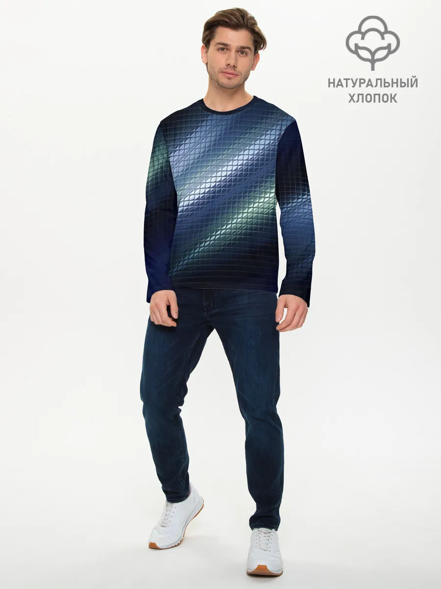 Мужской лонгслив базовый / Текстура