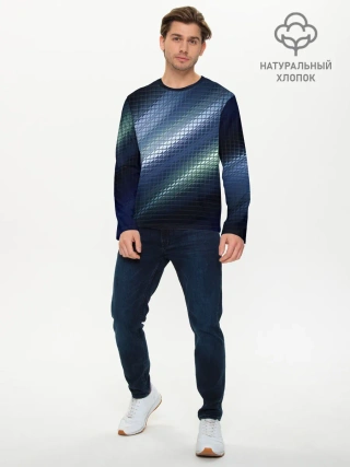 Мужской лонгслив базовый / Текстура