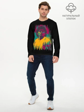 Мужской лонгслив базовый / Diego Maradona