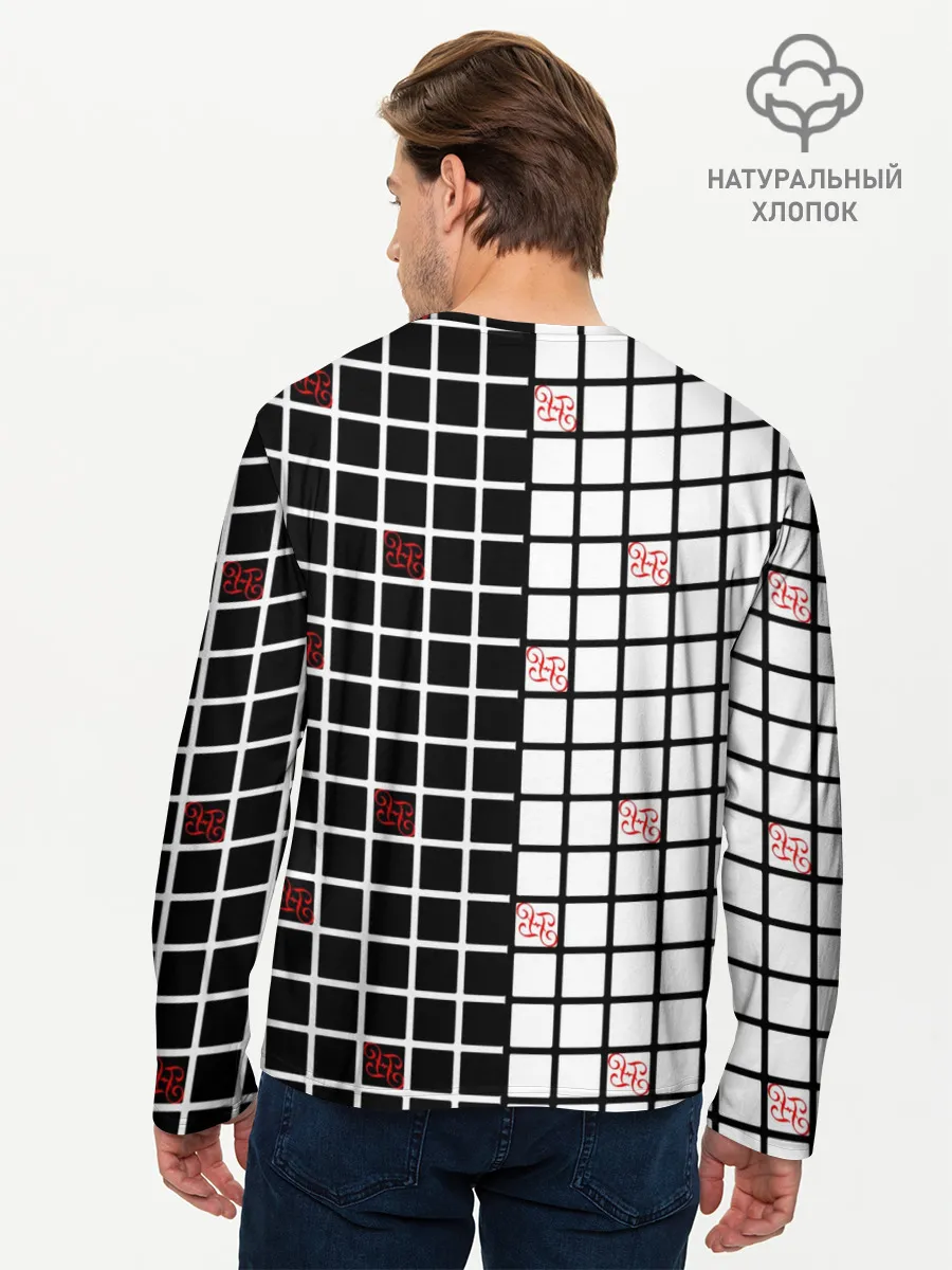 Мужской лонгслив базовый / Разносторонняя сетка Fumrre