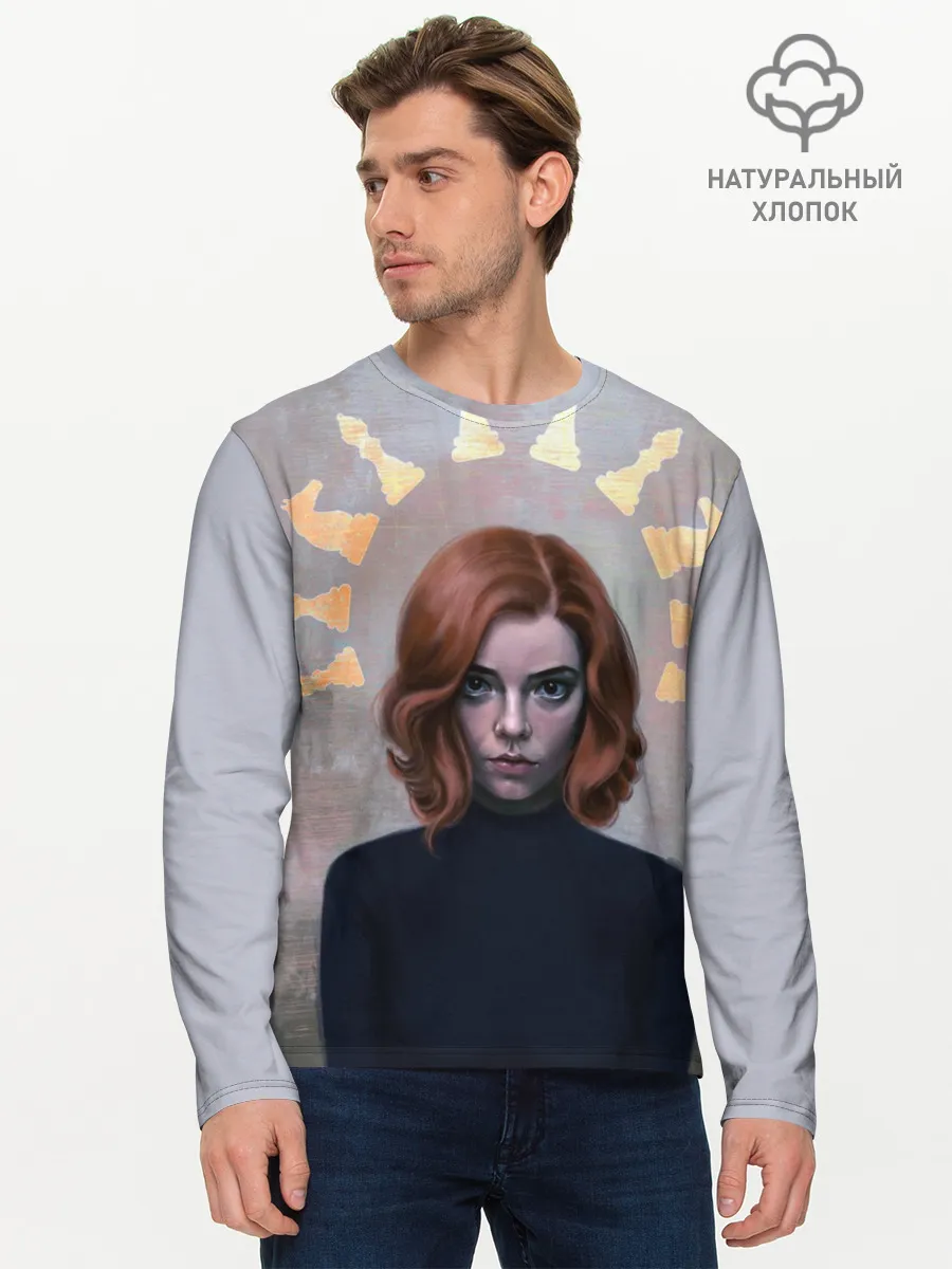 Мужской лонгслив базовый / Ход Королевы