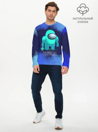 Мужской лонгслив базовый / Among Us.