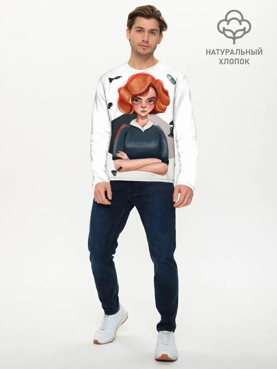 Мужской лонгслив базовый / Ход Королевы