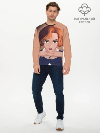 Мужской лонгслив базовый / Ход Королевы