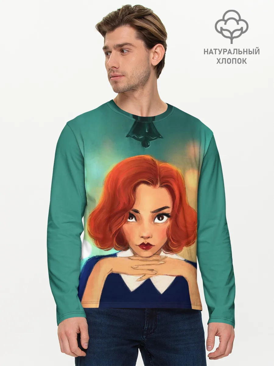 Мужской лонгслив базовый / Ход Королевы