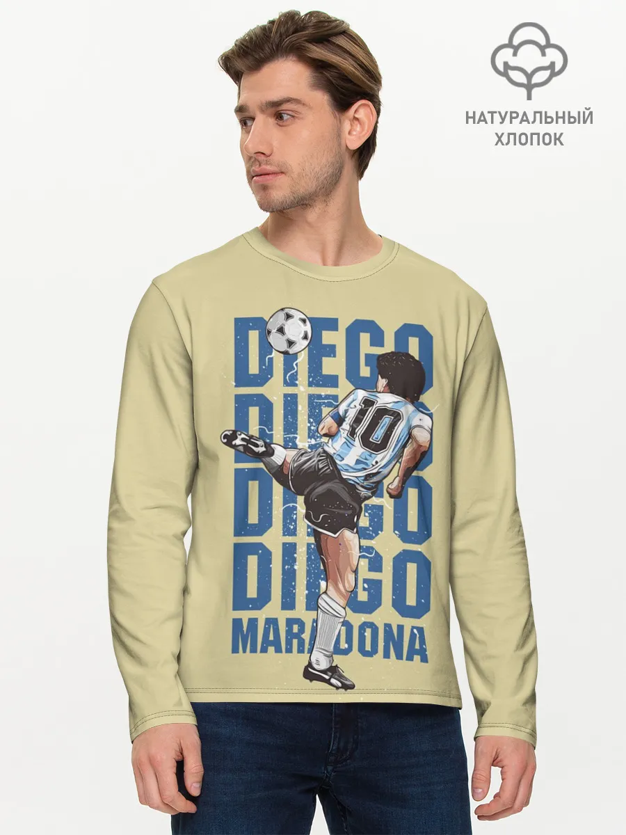 Мужской лонгслив базовый / Diego Diego