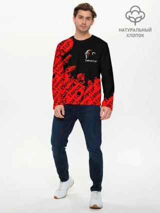 Мужской лонгслив базовый / AMONG US - Impostor