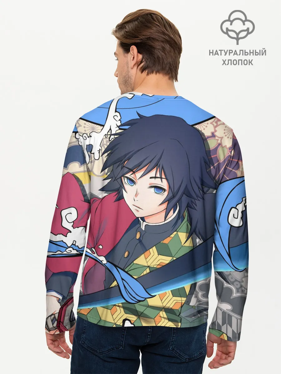 Мужской лонгслив базовый / ГИЮ ТОМИОКА ФРЕСКА