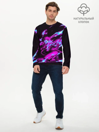 Мужской лонгслив базовый / НЕОНОВЫЙ ТАНДЖИРО