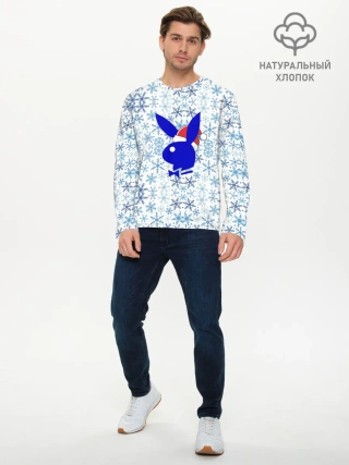 Мужской лонгслив базовый / PLAYBOY - NEW YEAR