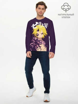 Мужской лонгслив базовый / Nanatsu no Taizai силуэт