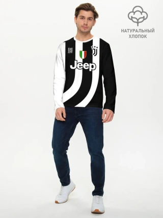 Мужской лонгслив базовый / JUVENTUS