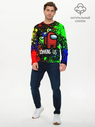 Мужской лонгслив базовый / AMONG US