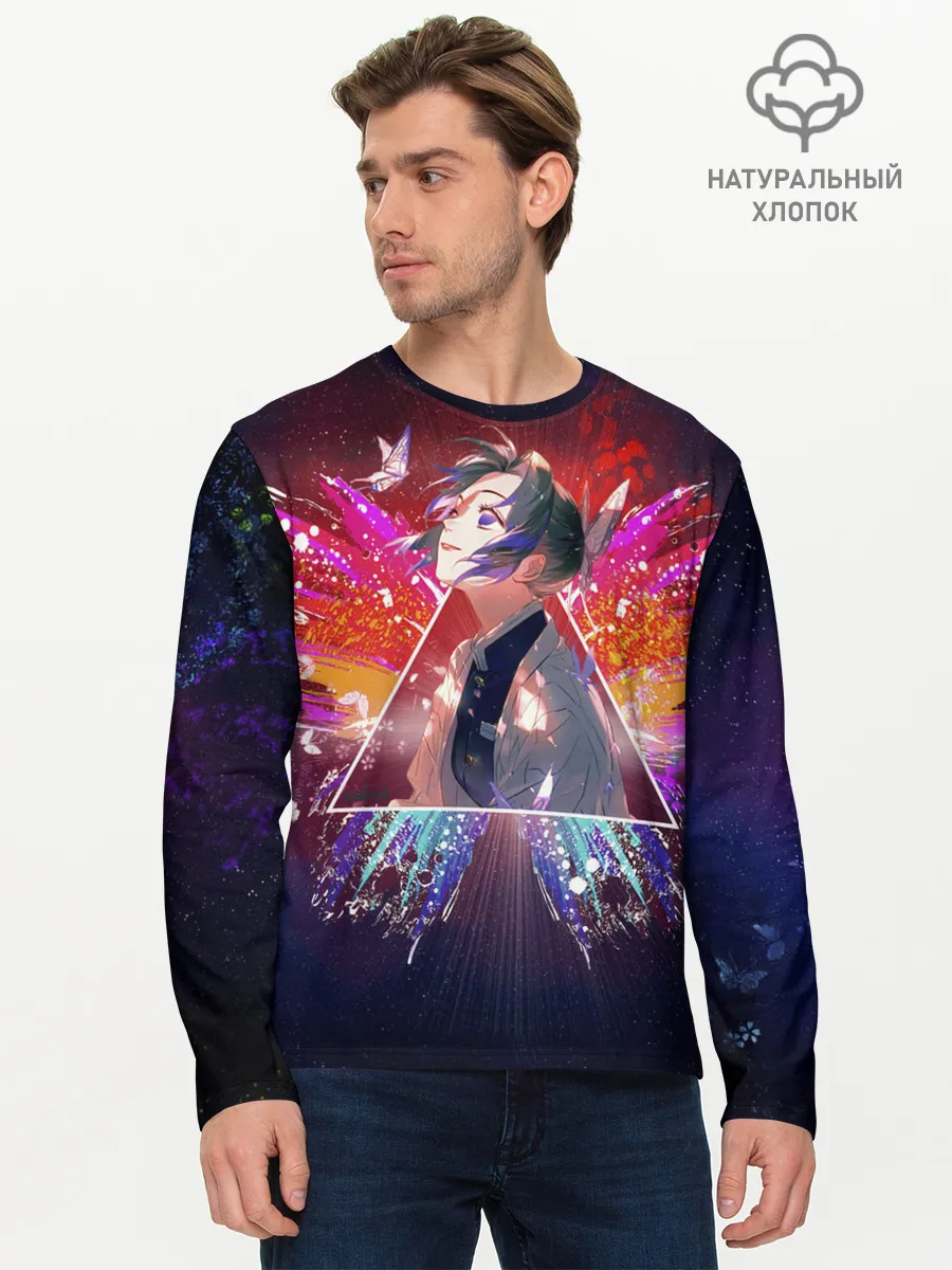 Мужской лонгслив базовый / Шинобу Кочо