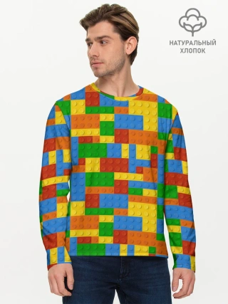 Мужской лонгслив базовый / Конструктор