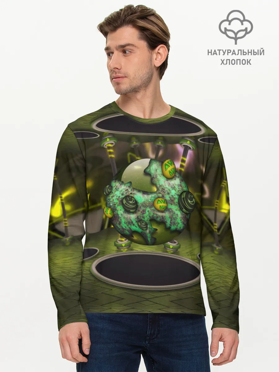 Мужской лонгслив базовый / AbstractThings 3