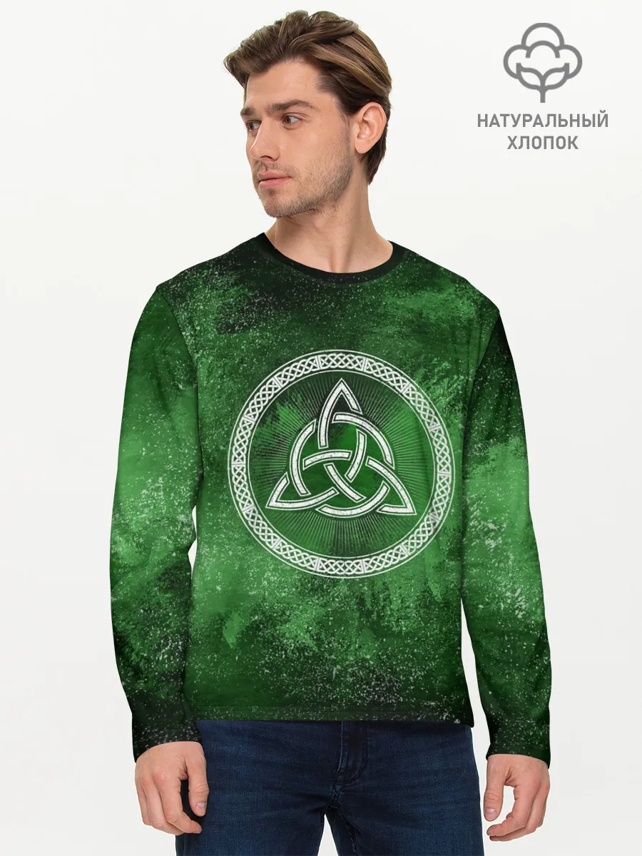 Мужской лонгслив базовый / Тринити